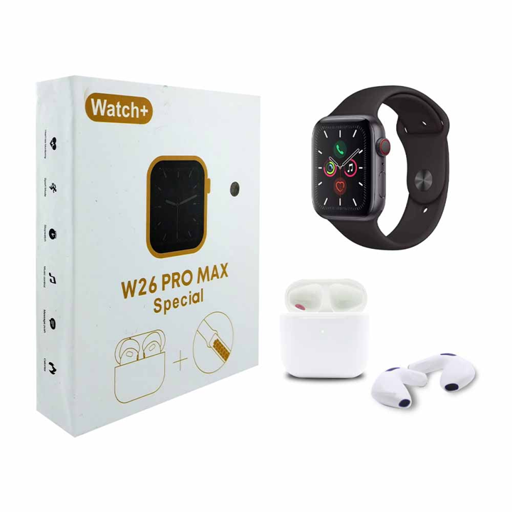 SMART WATCH W26 PRO MAX CON AIRPODS