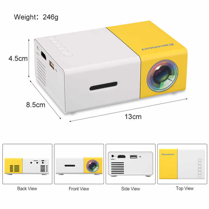 MINI PROYECTOR LED PORTATIL